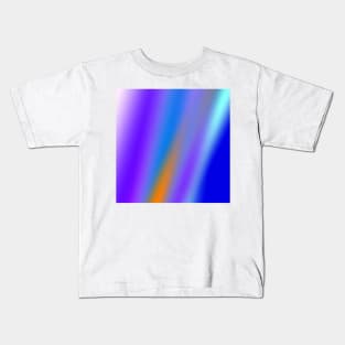 blue green white abstract texture background pattern Kids T-Shirt